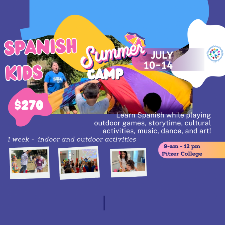 Spanish Immersion Kids Summer Camp! July 10-14th, 2023  –  9 am to 12 pm